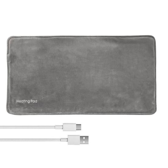 Электрическое одеяло с подогревом через USB, автоматическое отключение, мгновенное тепло для снятия спазмов и болей в спине, большой размер, грелка для шеи и плеч, сухая тепловая терапия
