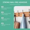JUE FISH Sturdy No-Nail Glue – Fast-Drying Multi-Surface Adhesive for Home Use, White
