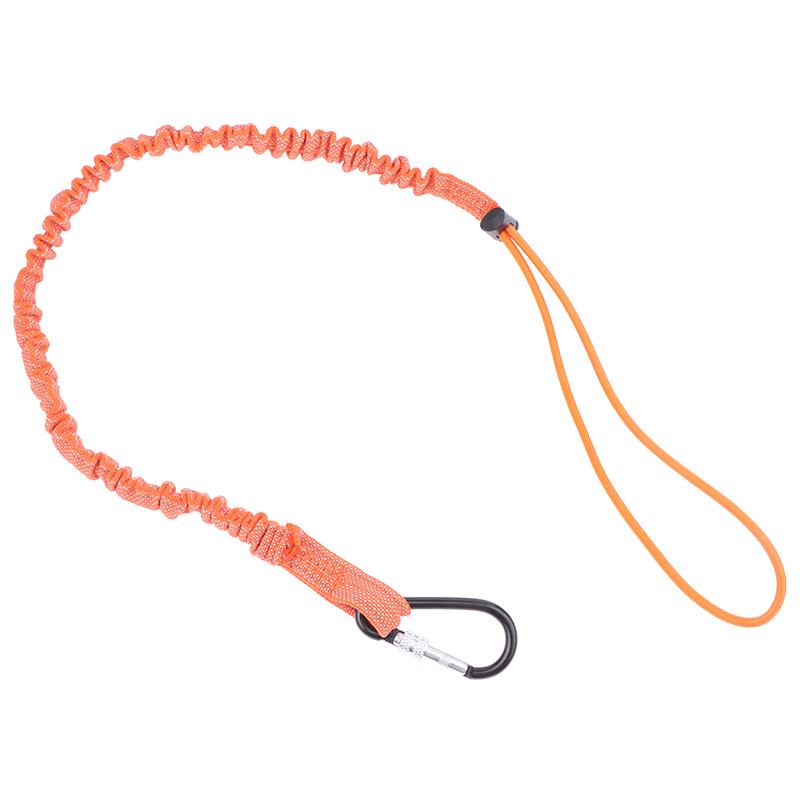 Страховочный ремешок для банджи-троса с карабинным крюком, предотвращающий падение