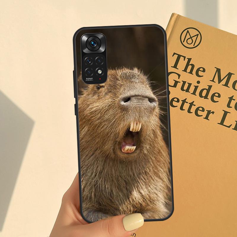 Чехол с изображением капибары для Xiaomi Redmi 10 10A 10C 9 9A 9C 9T Note 11 Pro 10 Pro 9 Pro 8 Pro 10S 11S
