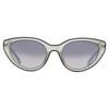 GueSS Women S Cateye SunglaSSeS Gu3061 20c froSted tranSparent Gray 54mm 20c
