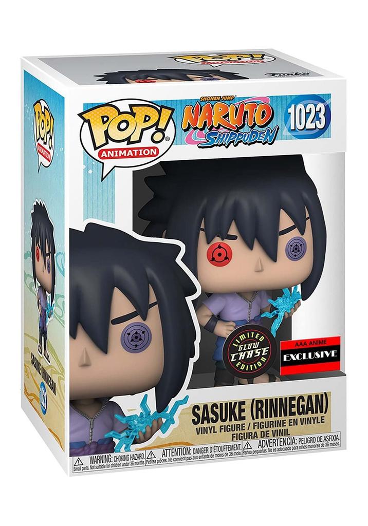 Funko NARUTO Shippuden Sasuke Uchiha Pop Figure Anime (Rinnegan) (AAA Limited)