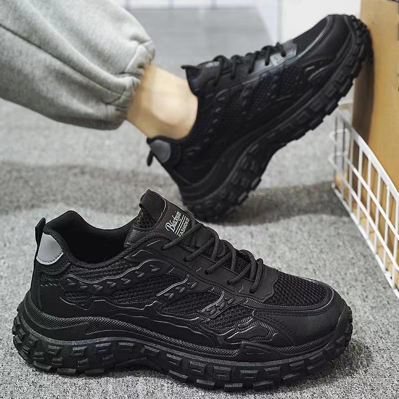 2025 Autumn Mesh Breathable and Wear-resistant Casual Shoes, Anti-skid Tire Soles, Sports Running Men's Shoes