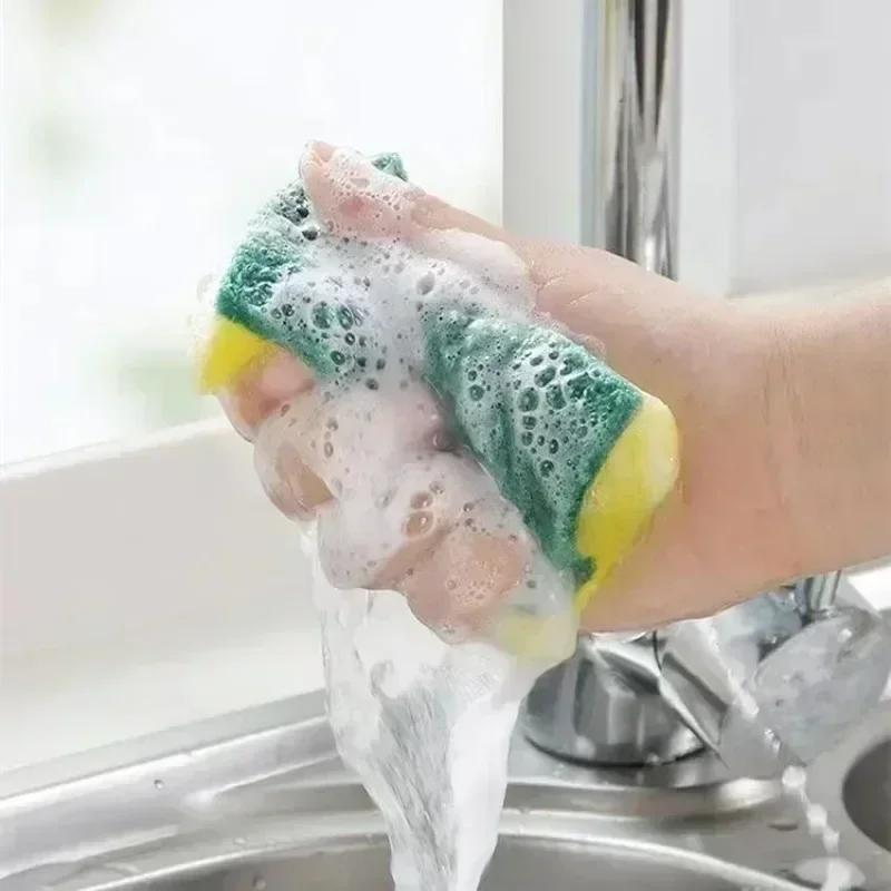 Kitchen Magic Sponge Ecushion Чистящее средство, высокоабсорбирующее средство для мытья посуды, кастрюль, ржавчины, пятен, жира на кухне