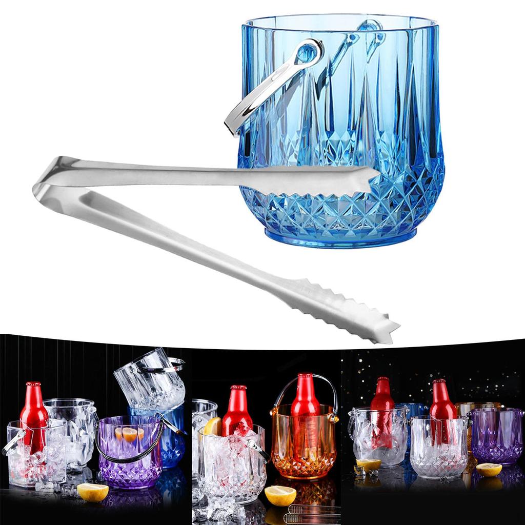 Bucket, Party Beverage Bin, Ice Container Drink Chiller, Bucket Acrylic Storage Tub for Home Bar