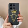 Для Infinix Note 30 Pro Vip 30i Чехол Корона 26 Букв Улучшенная Защита Камеры Мягкий Чехол из Жидкого Силикона Для Infinix Note30 30Pro