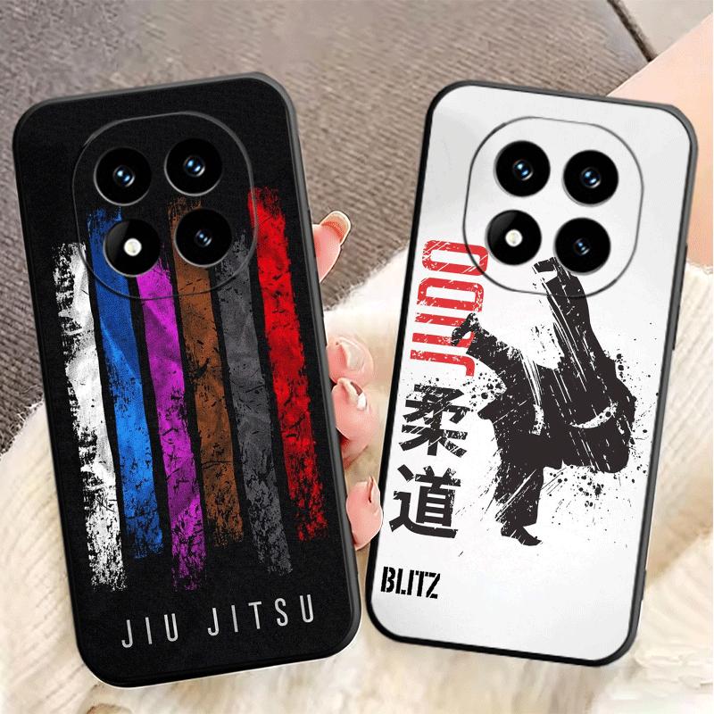 Judo Jiu Jitsu BJJ Brazilian Soft Phone Case for Xiaomi Redmi Note 12 13 14 15 Pro Plus 11 12S 11S 11T 10 4G Black Cover Back Sh