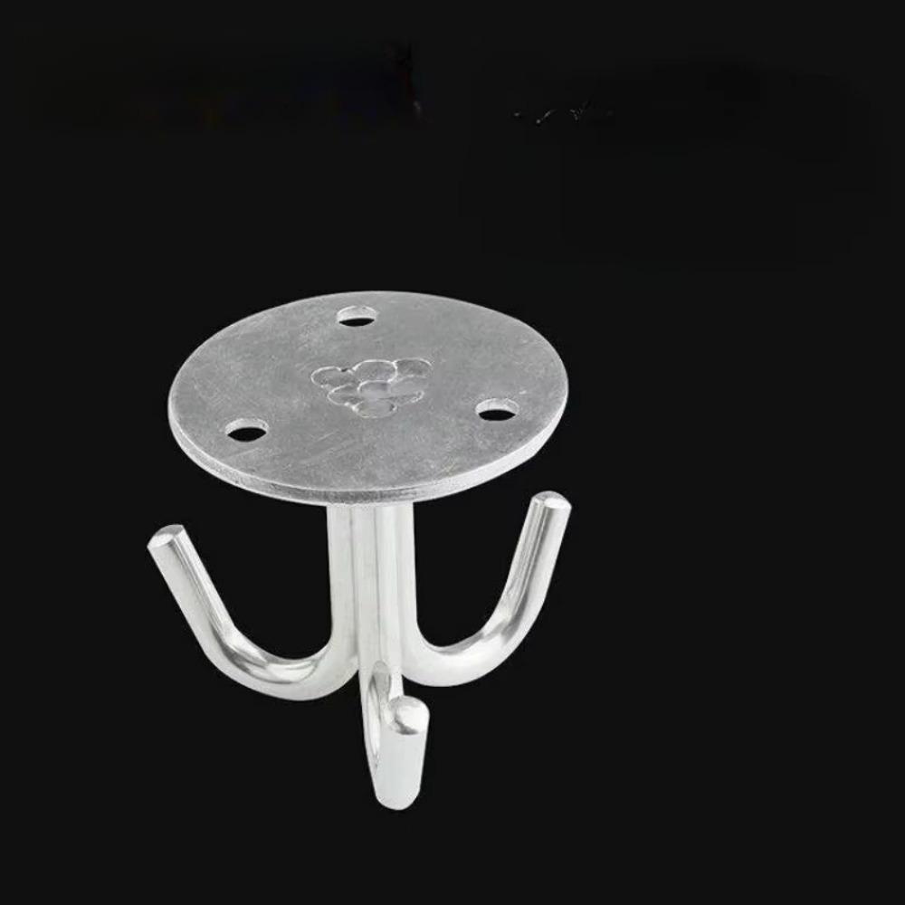 1PC Wall Hanging Bracket Stainless Steel Multi-Prong Fixed Hanger Under Cabinet Hanger For Hammock