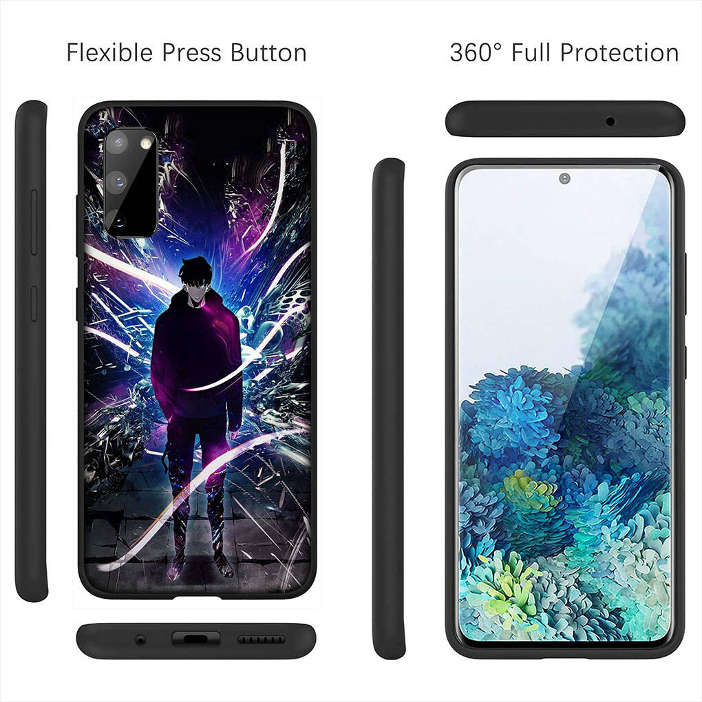for Samsung Galaxy S25 S24 iPhone 17 16 15 Xiaomi Redmi Note 14 13 12 11 Plus Pro Max XR Phone Case Sung Jinwoo Solo Leveling Arise OPPO Huawei Cover