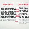 3D 2014-2020 ABS Для Mercedes-Benz W166 W167 GLE180d GLE200d GLE350d GLE400d GLE500d GLE450d Автомобиль Задний Багажник Логотип Наклейка Шильдик
