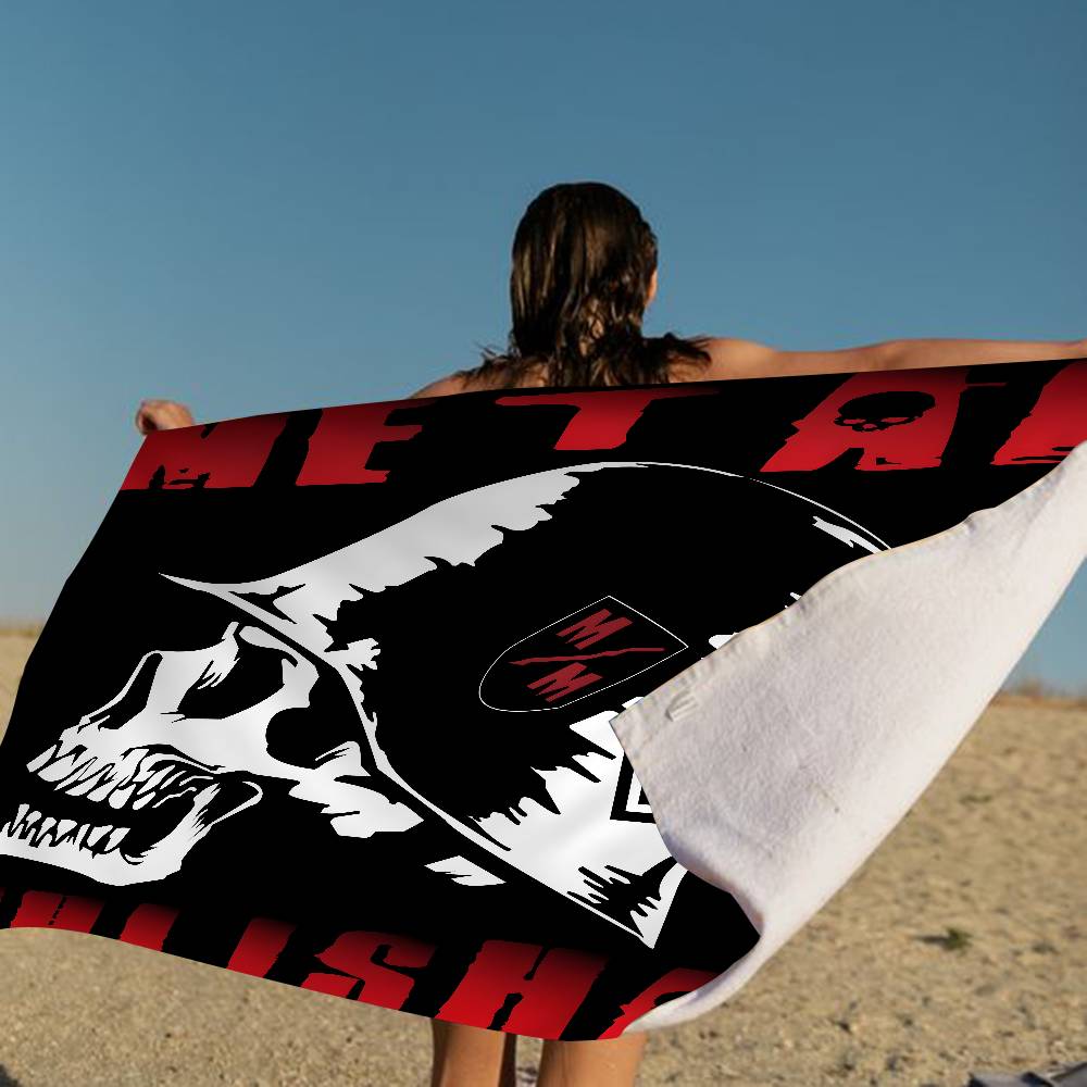 M-Metal M-Mulisha Game Anime Anime Beach Swimming Towel Soft Absorbent Washcloth Children's Gifts For Kids Travel Camping Gym