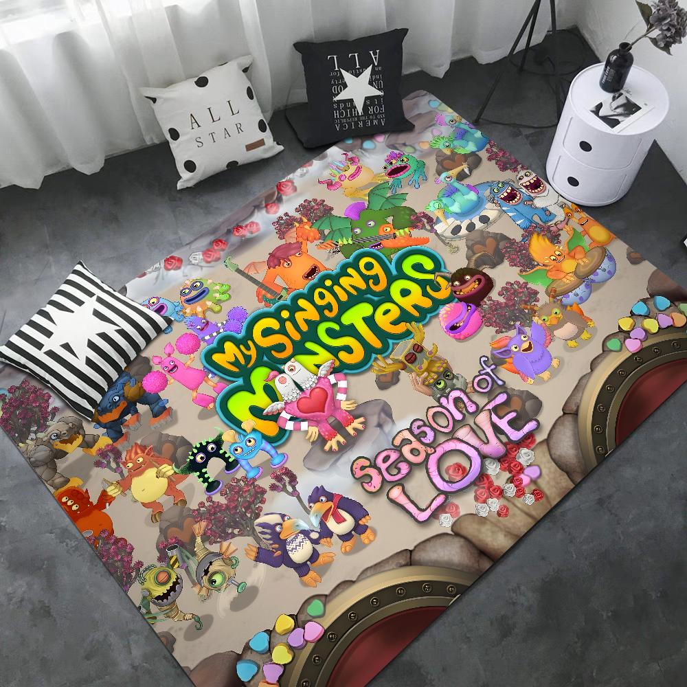 3D Коврик для кухни My Singing Monsters, моющийся, нескользящий, коврик для зоны дивана и кресел в гостиной, кухня, современный домашний декор