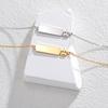 Atoztide Personalized Engrave Name Date Necklace Stainless Steel for Women Crown Heart Link Chain Pendant Jewelry Gift