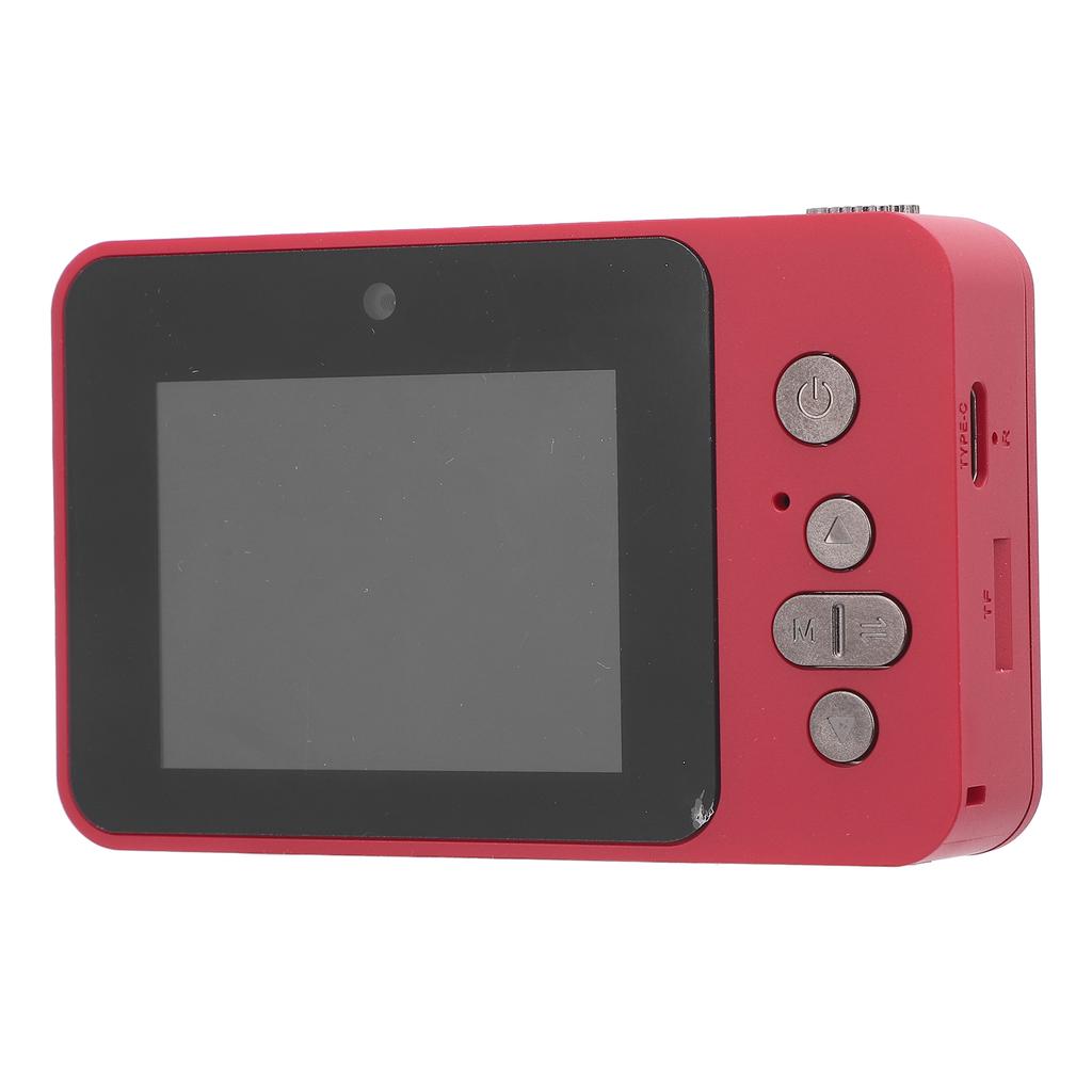 Digital Camera 48MP 1080P Front Rear Dual Lens 2.4 Inch IPS Screen Electronic Image Stabilization