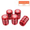 Car Key Chain Zinc Alloy Keychain Car Valve Caps Car Key Ring For VW Volkswagen Polo Passat B5 B6 B7 T4 T5 Golf Car Accessories
