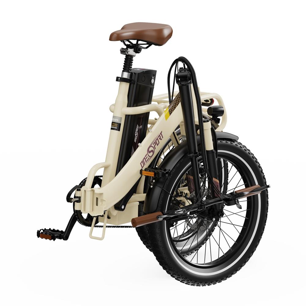 ONESPORT OT16-2 Stepper electric bicycle 250W motor 20*3.0 inch pneumatic off-road tires 48V 17AH