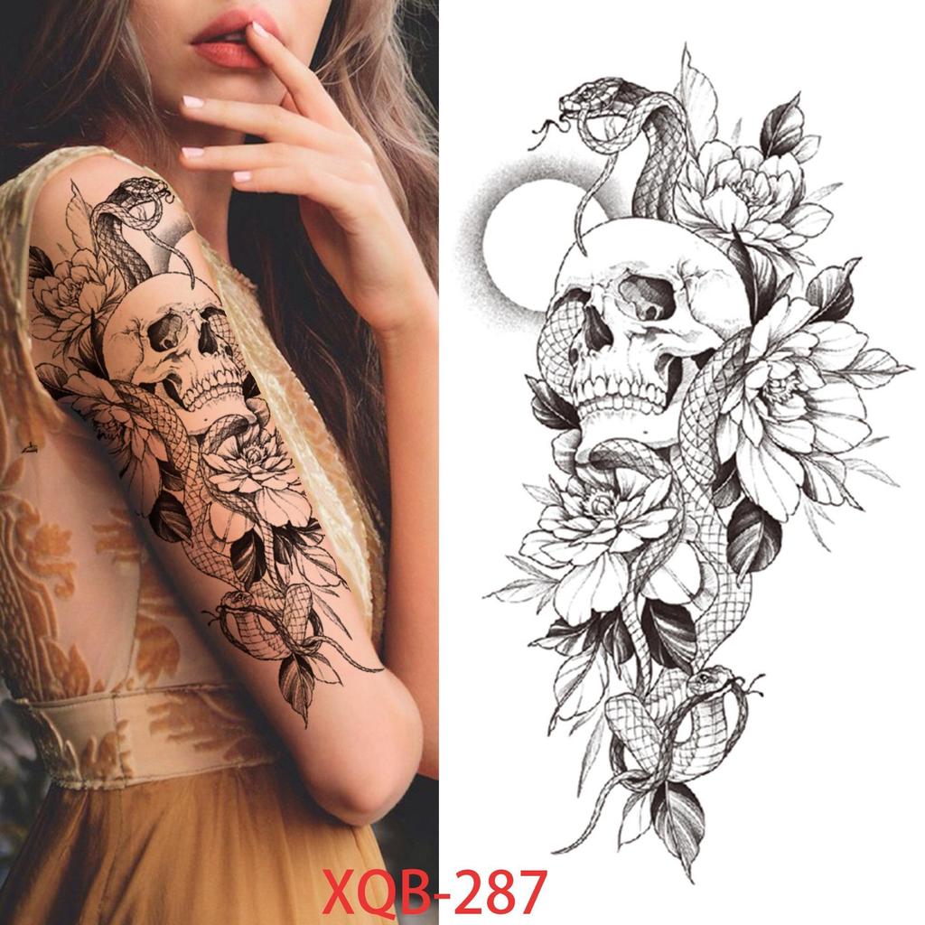 НОВЫЕ Татуировки Временные Водонепроницаемые Татуировки Наклейки Цветы Розы Татуировки Тела Искусство Руки Татуировки Волк Тигр Лев Грудь Татуировки Ноги Для Взрослых