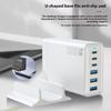 Зарядная головка 135 Вт с портом USB Type C Адаптер для зарядки Пластиковая текстура Идеально для путешествий Зарядка различных устройств