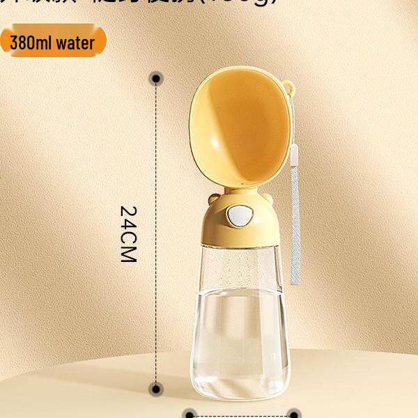 Portable Pet Travel Water Bottle: Outdoor Drink Cup for Dogs & Puppies