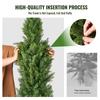 2 Pack 5' Artificial Cedar Topiary Tree Faux Plant UV Decor In/Outdoor