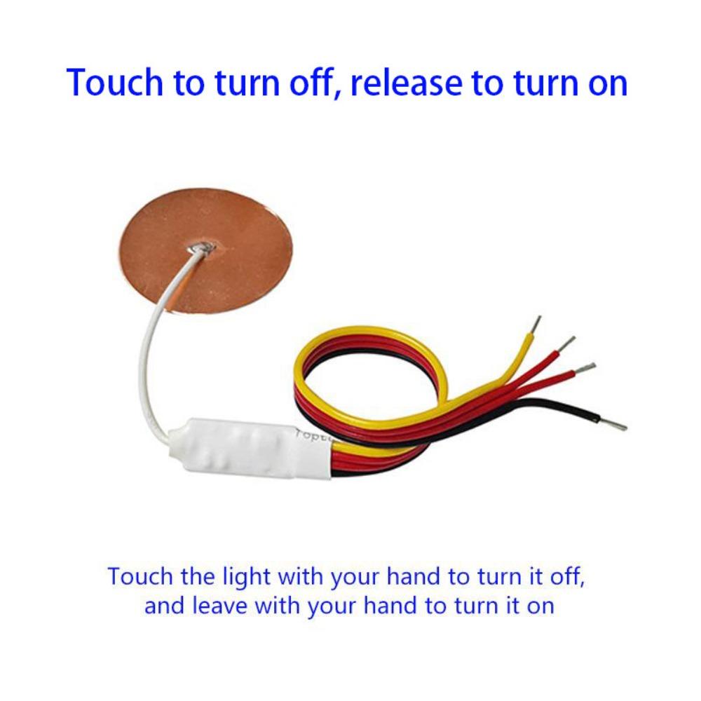 1Pcs Self Adhesive Touch Sensing Module 12V 24V 5V Desk Lamp Switch for LED Light Strip