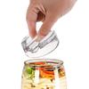 Fermentation Glass Weight With Easy Grip Handle Glass Fermenting Lid For Jar