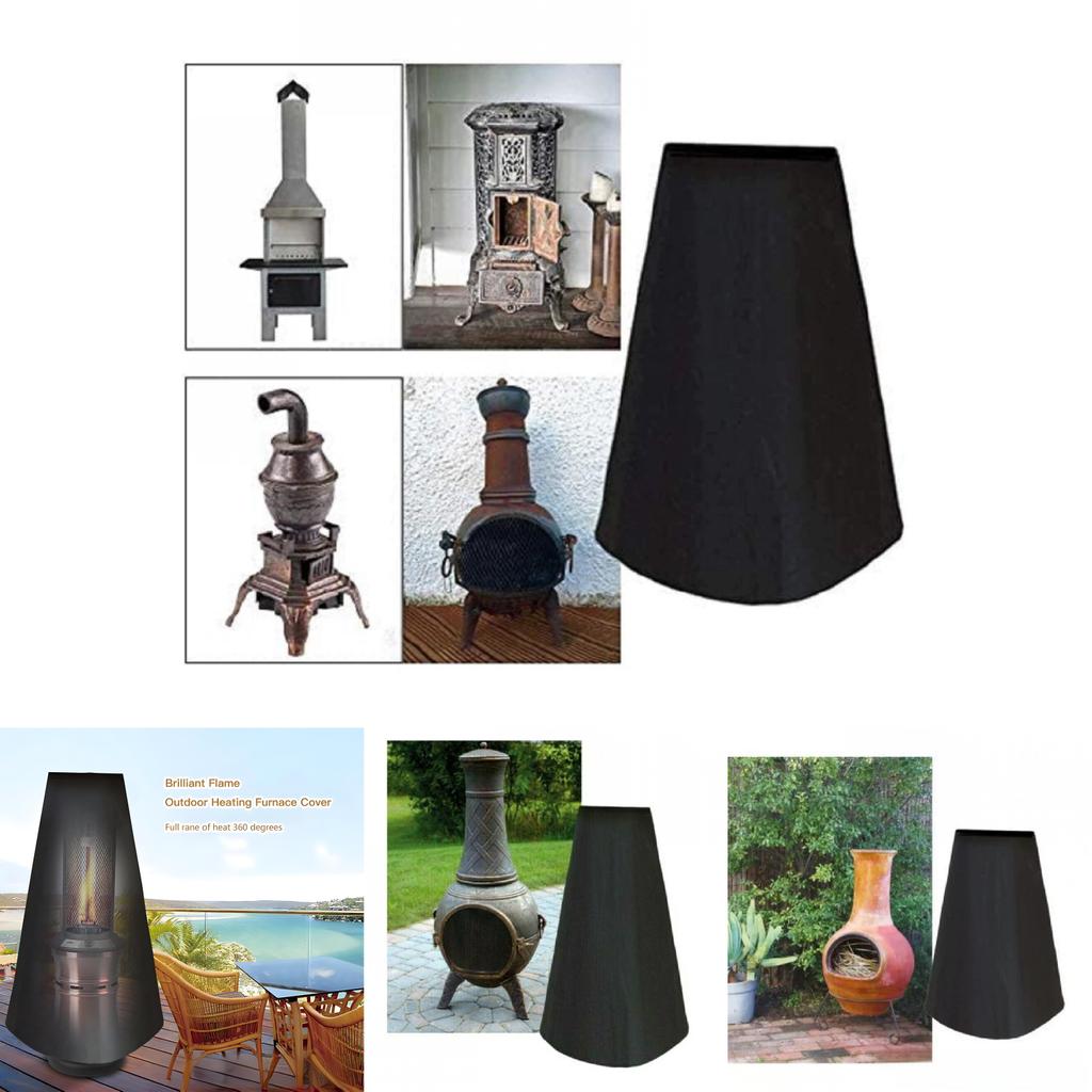 Чехол для садового костра из водонепроницаемой полиэстеровой ткани для уличного патио и защиты от пыли