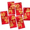6pcs Traditional 2025 Snake Year Red Envelopes Chinese Style Money Packet  Bonus