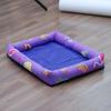 Summer Cool Wave Pet Mat Mat with Edge Square Kennel for Small Dogs Teddy