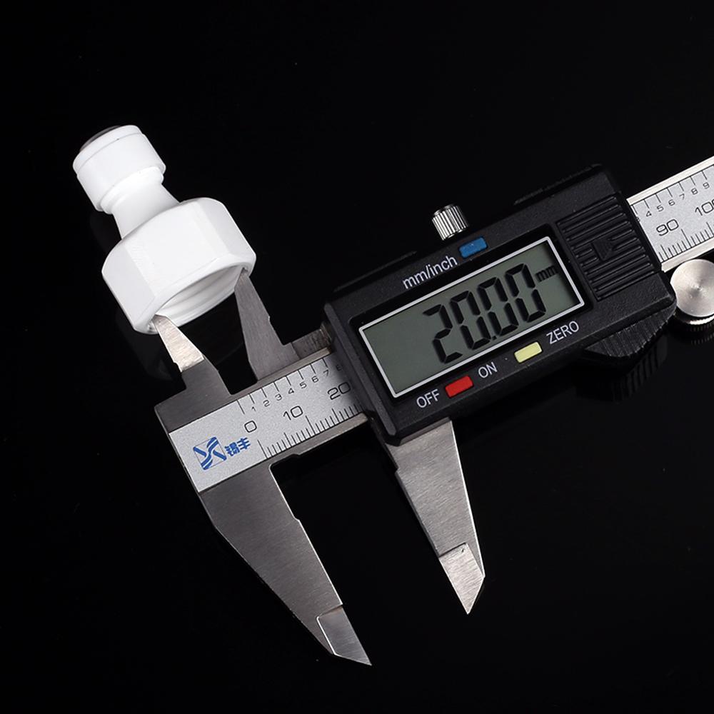 Фитинг для трубки OD 1/4" 6,35 мм x 1/2" BSP внутренняя резьба, быстроразъемный фитинг из POM, для аквариума, системы обратного осмоса RO