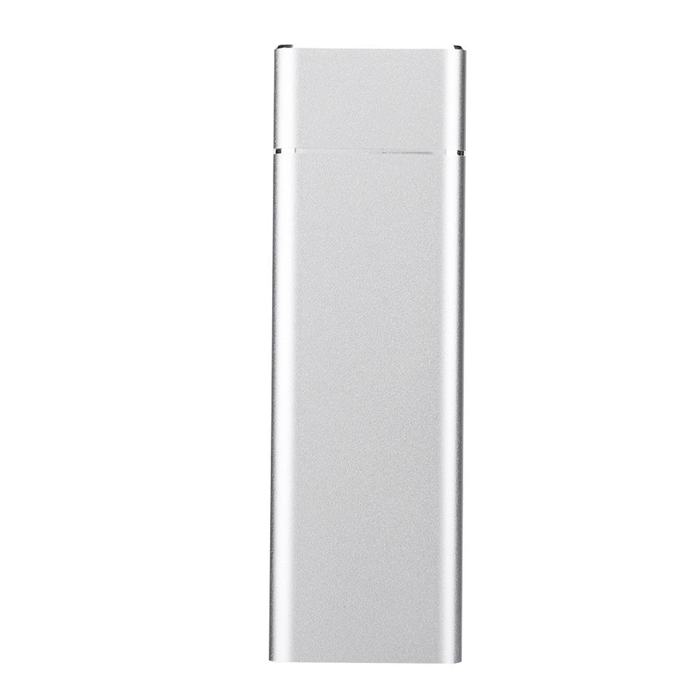Корпус для твердотельного накопителя USB3.1 Type C to M.2 NGFF B Key SATA 3.0 для компьютера (Серебряный) (Не включая жесткий диск)