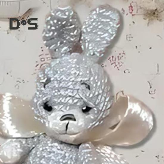 Миниатюрное вязаное крючком животное в скорлупе грецкого ореха, миниатюрный кролик-медведь с сердечком, эмоциональная поддержка, подарок для любителей животных, подруг и женщин