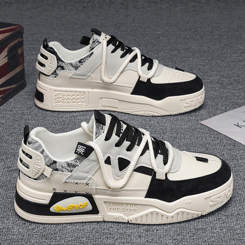 Мужская обувь новая летняя дышащая сетчатая повседневная маленькая белая обувь студенческая нишевая оригинальная универсальная спортивная обувь