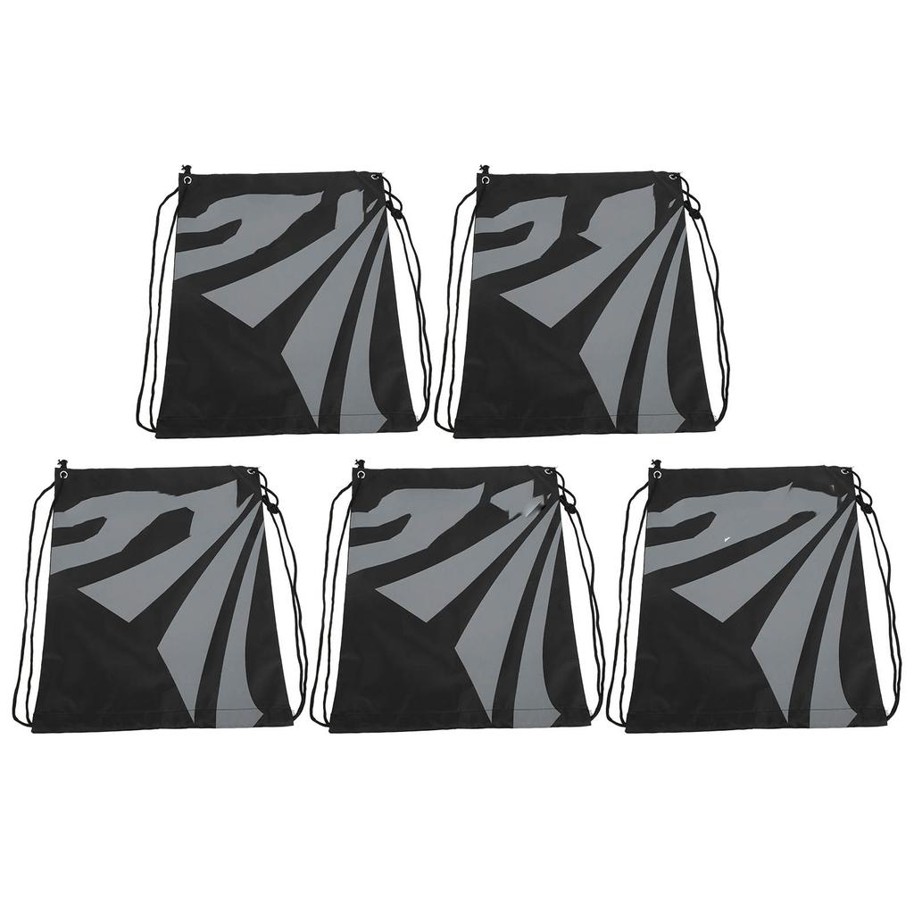 Набор из 5 штук Уличный рюкзак на шнурке Водонепроницаемая складная спортивная сумка Пляжный карман для плавания