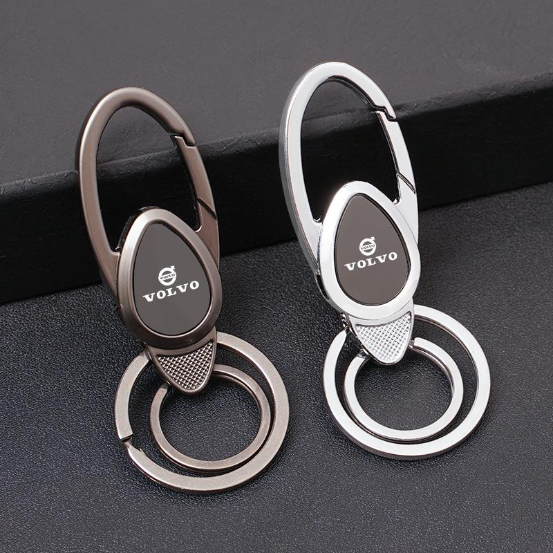 Metal Car Styling Keychain Key Ring Chain Emblem Gift For Volvo XC90 V90 V60 XC60 V40 EC40 EX40 S80 S60 S90 C40 XC40 V70 C30 C70