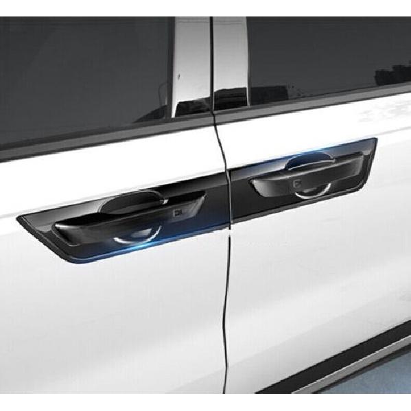 Для Kia Carnival -2025 Глянцевая Черная Накладка на Ручку Дверной Ручки Боковой Двери Автомобиля