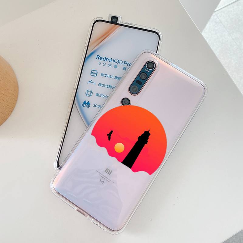 Чехол для телефона YNDFCNB Lighthouse Print Bird Seagull для Redmi Note 5 7 8 9 10 A K20 pro max lite для Xiaomi 10pro 10T