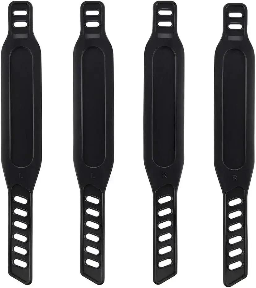 2/4Pcs Bicycle Pedal Straps Adjustable Length Exercise Bike Belts Generic Stationary Cycling Fix Bands Tape Bike Accessories