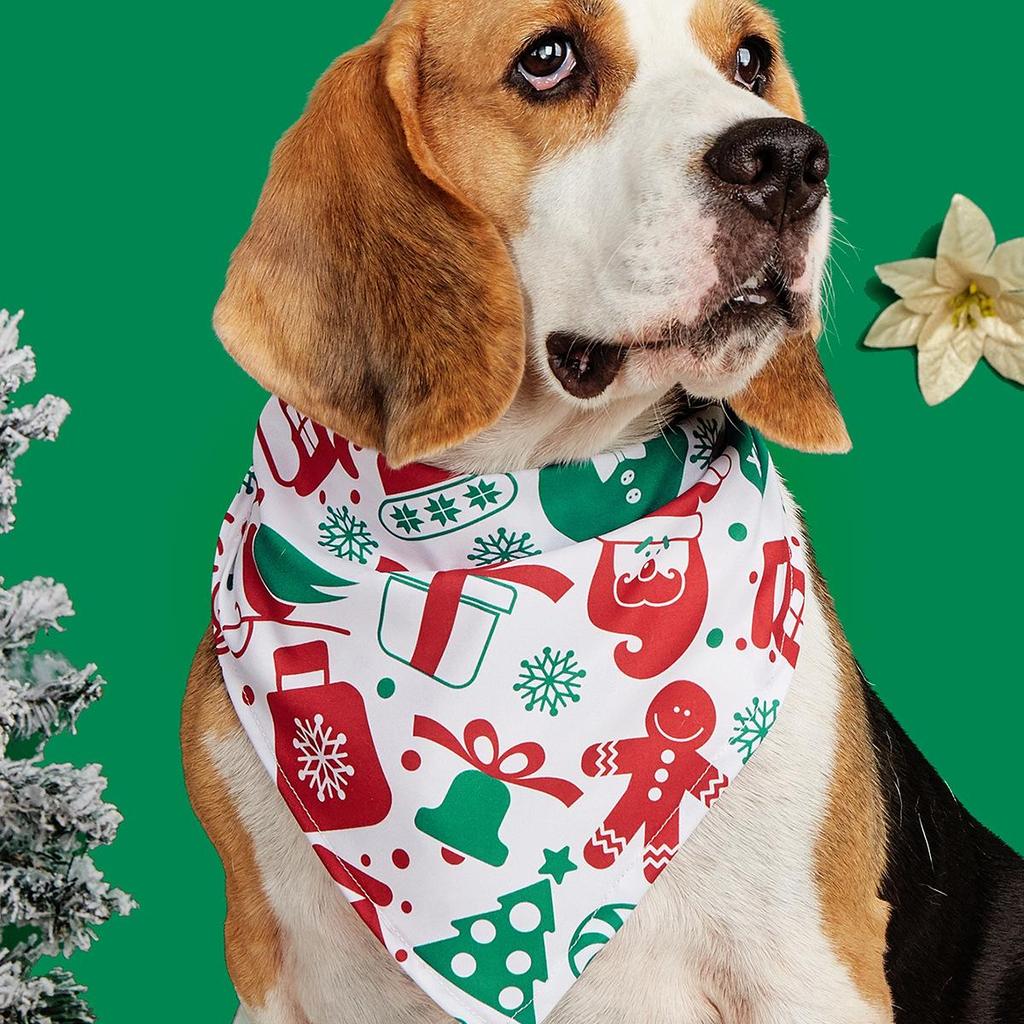 The Hot-Selling Christmas Dog Bandana: Festive Pet Scarf & Bib