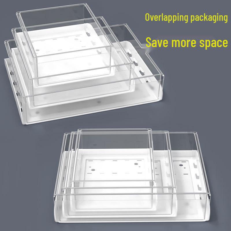 Невидимый органайзер под стол: Ящик без сверления для офисных канцелярских принадлежностей