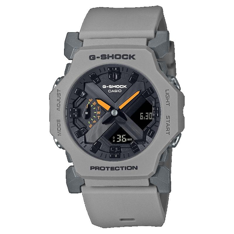 Casio Мужские часы G-SHOCK из смолы, водонепроницаемые 200 м, ударопрочные, цифровые, кварцевые, GA-2300-8A