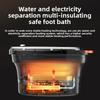 Складная ванночка для ног Электрическая ванночка для мытья ног Инфракрасный нагрев Ведро для ванночки для ног Автоматическое углубление Массаж ног Водо- и электроотделение