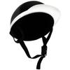 SELENEFF Half Motorcycle Half Helmet for Motorcycles and One Size Fits Lightweight with Brim Helmet, Mopeds, Unisex, Most, (Black)