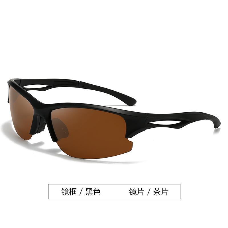 Sports Wind Sunglasses Men'S And Women'S Cycling Sunglasses Foreign Trade Glasses Polarized Fishing Night Vision Windproof