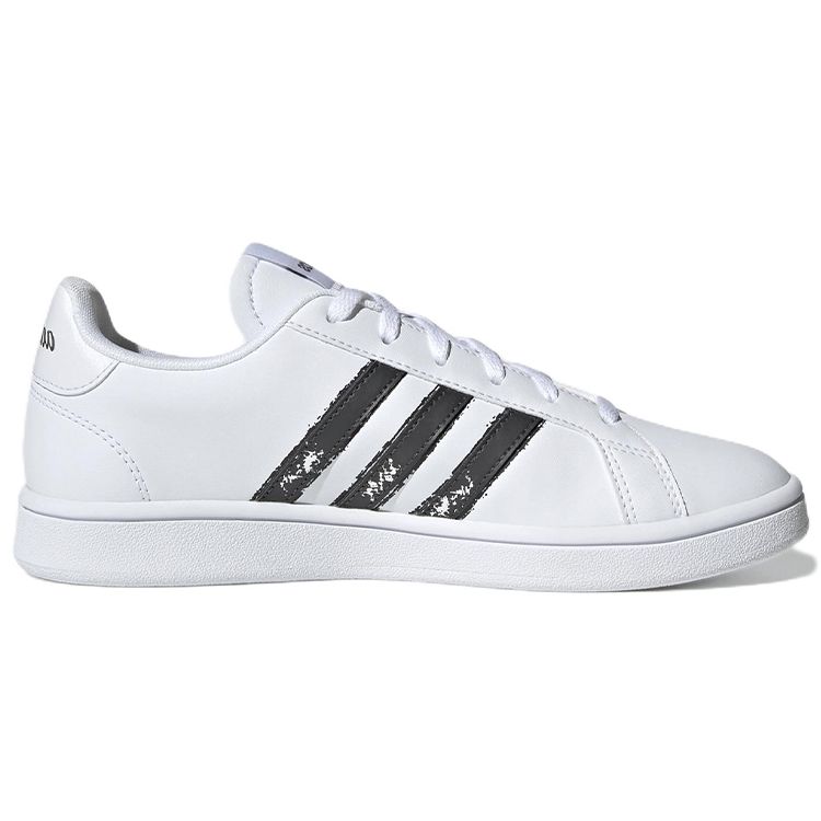 Adidas Neo Grand Court Comfortable Durable Low-Top Sneakers Women Sneakers White Black GX5762