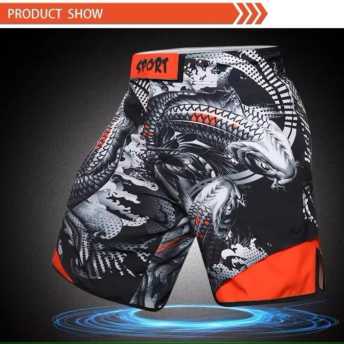 MMA Muay Thai Kickboxing Boxing Shorts Mixed Martial Art UFC Boxer Unisex Men Women Pants Fighting Fitness Gym Training Sport Workout