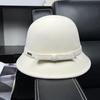 Модный стиль% шерстяная шляпа-ведро женская французский ретро осенне-зимняя шляпа-котелок шляпа-ведро элегантная белая шляпа тренд