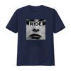 Ride Vintage Gig Flyer Poster T Shirt Rock Concert Tour Dates Print Retro Music Memorabilia Vintage Washed Breathable Fashion