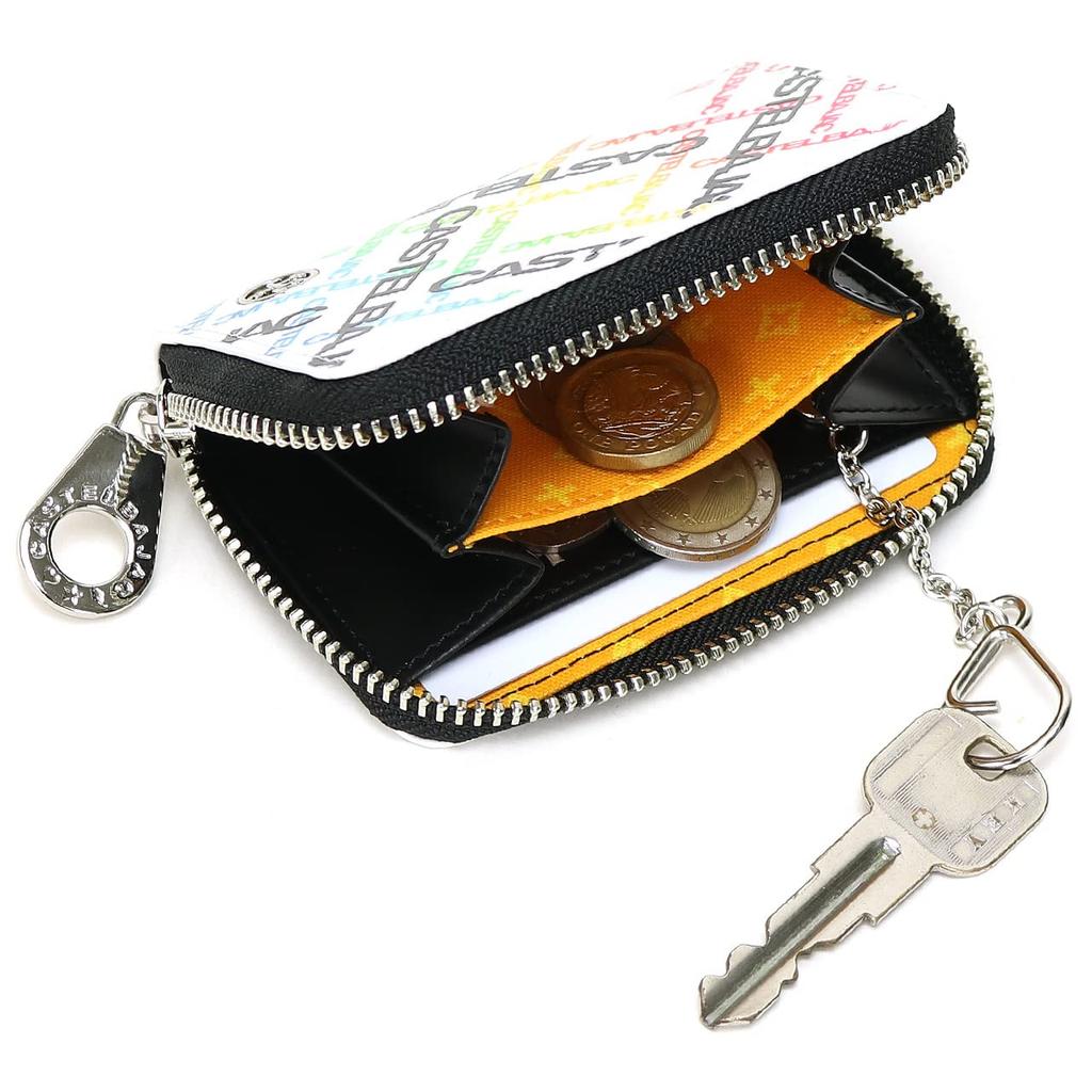 CASTELBAJAC Carle Coin Case, White, 053621