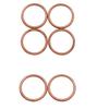 46MM Exhaust Pipe Header Muffler Gasket For Kawasaki KDX200 89-06 KDX220R 94-05 KDX220SR 94-99 KX125 87-93 ZR1100 92-06